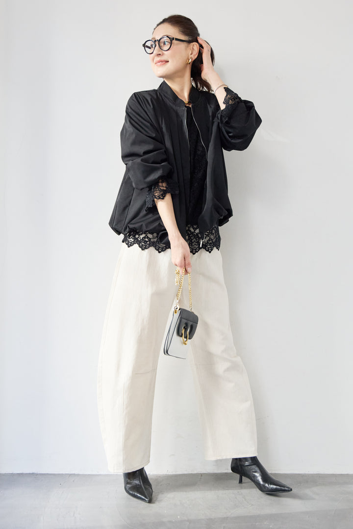 タックギャザーライトジャケット