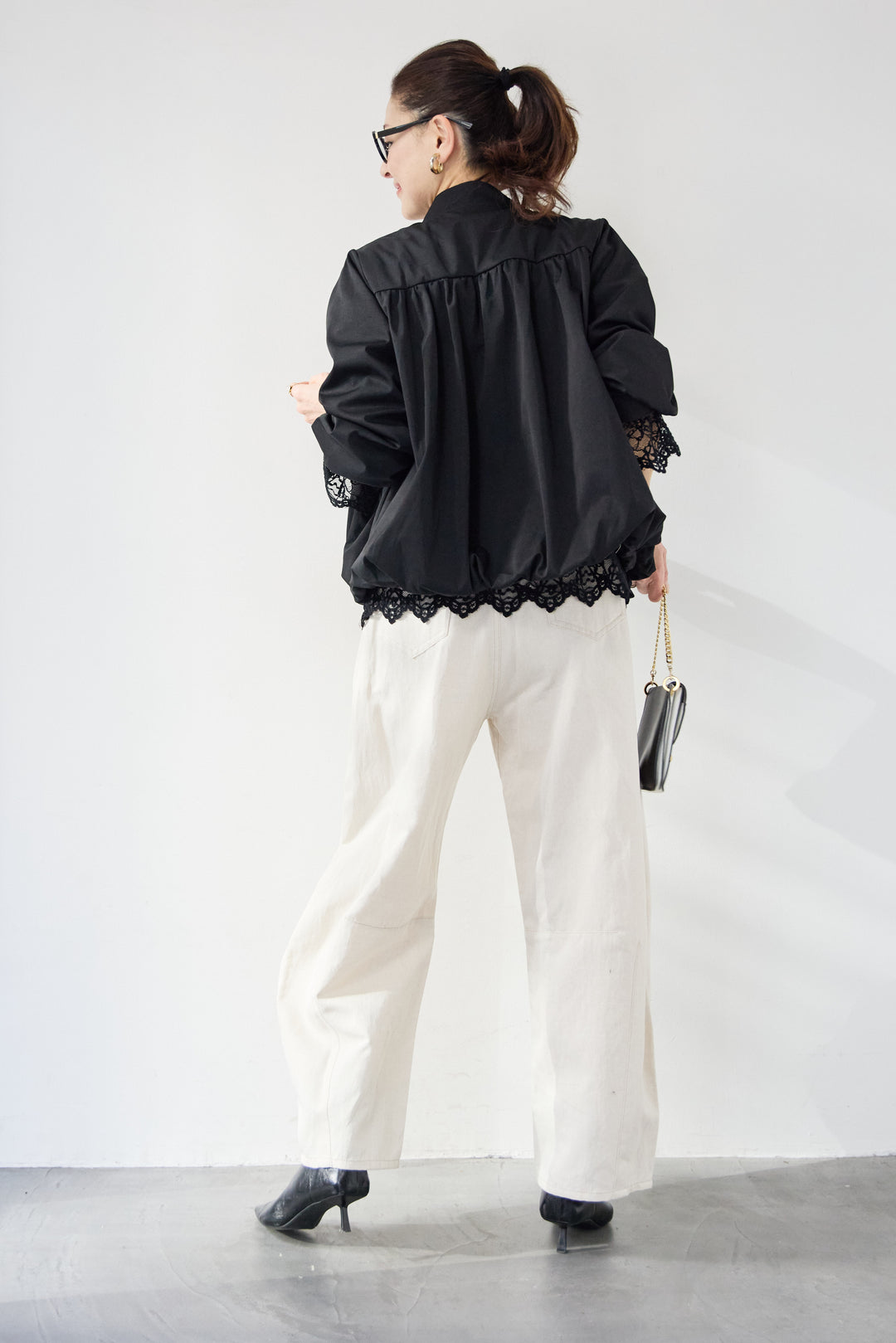 タックギャザーライトジャケット