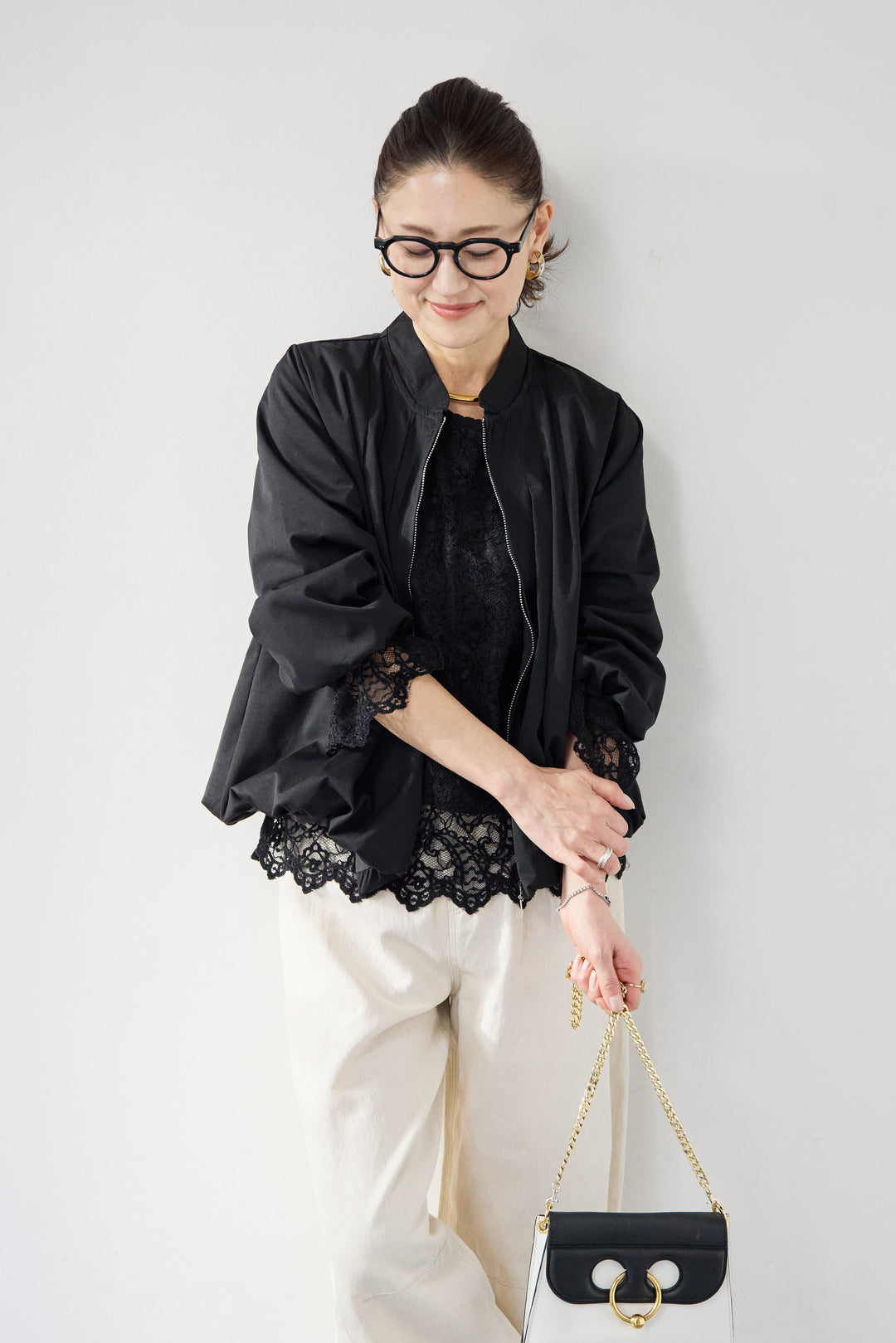 タックギャザーライトジャケット