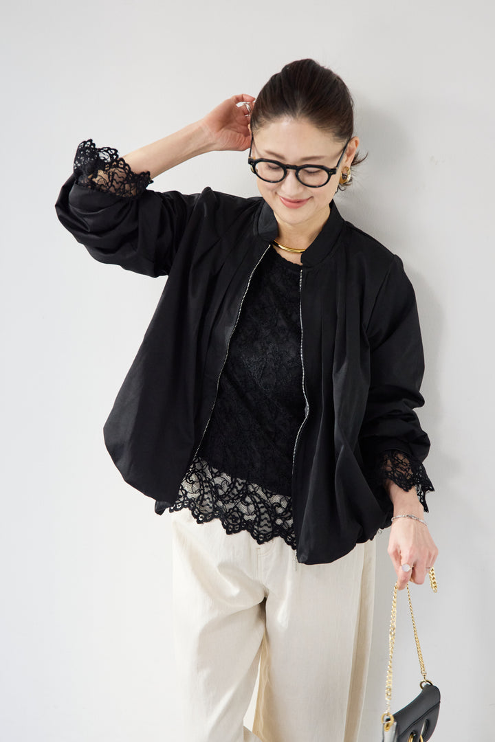 タックギャザーライトジャケット