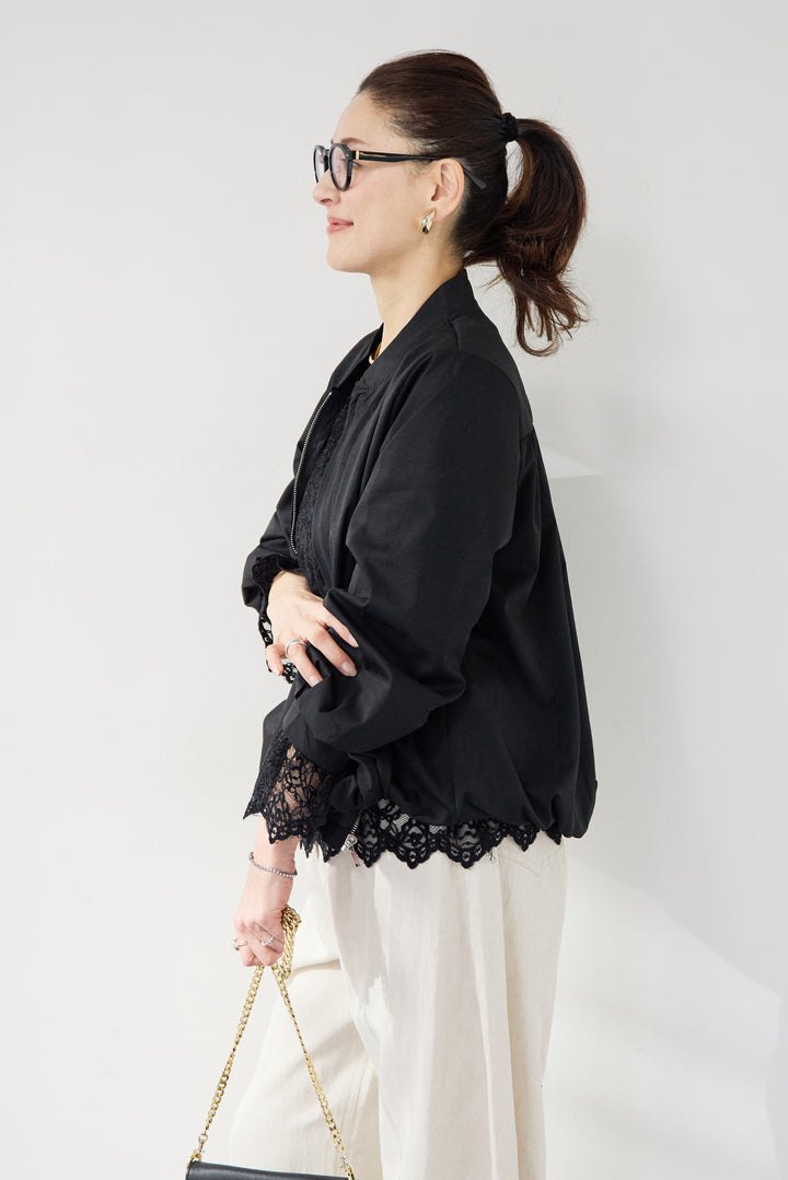 タックギャザーライトジャケット