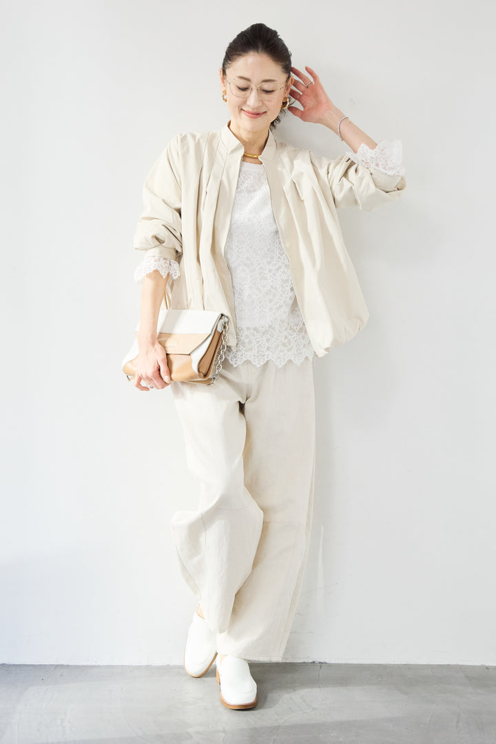 タックギャザーライトジャケット