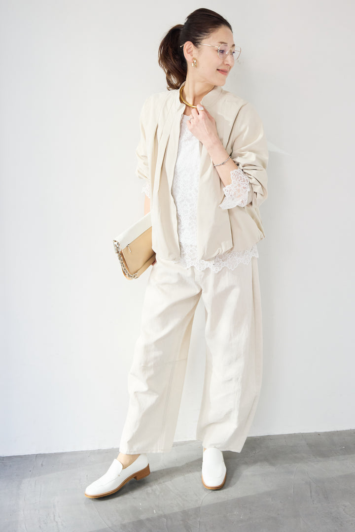 タックギャザーライトジャケット