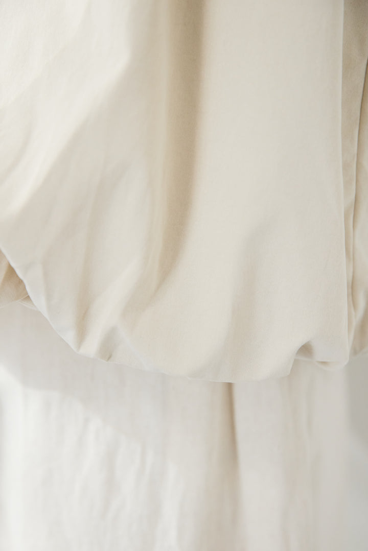 [SET]タックギャザーライトジャケット+リネンデニムカーブパンツ(2set)