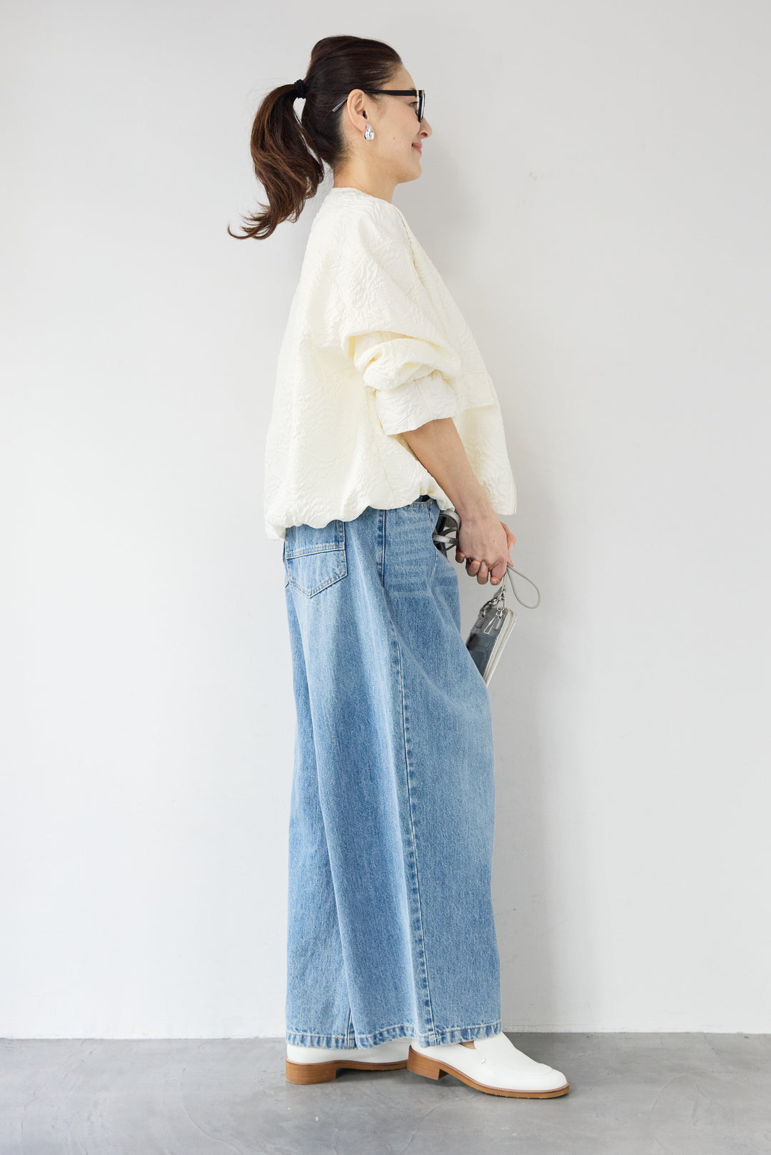 ふくれジャガードバルーンブルゾン