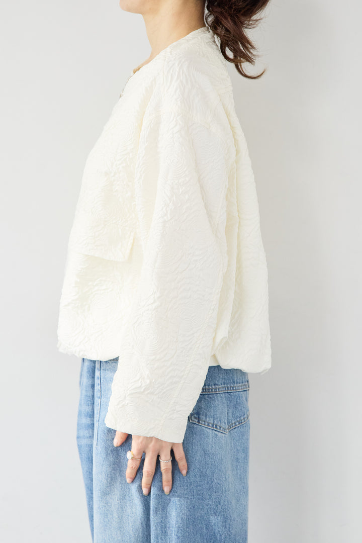 ふくれジャガードバルーンブルゾン