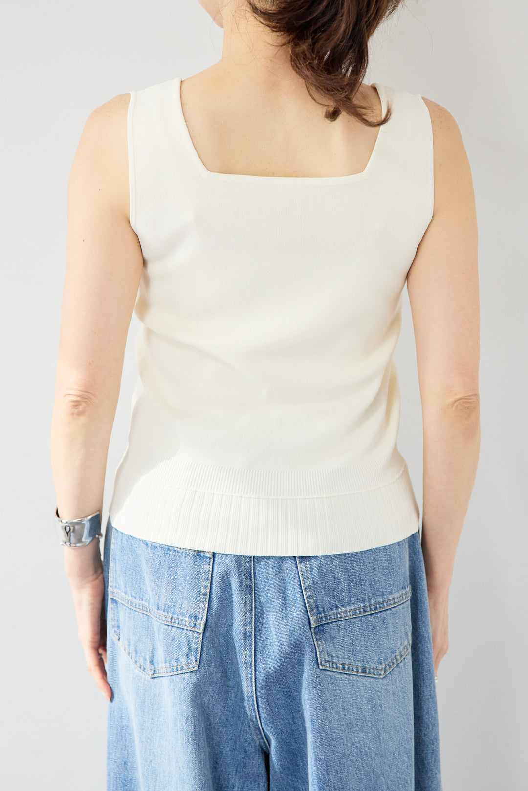 【前後2WAY】スクエアニットタンク