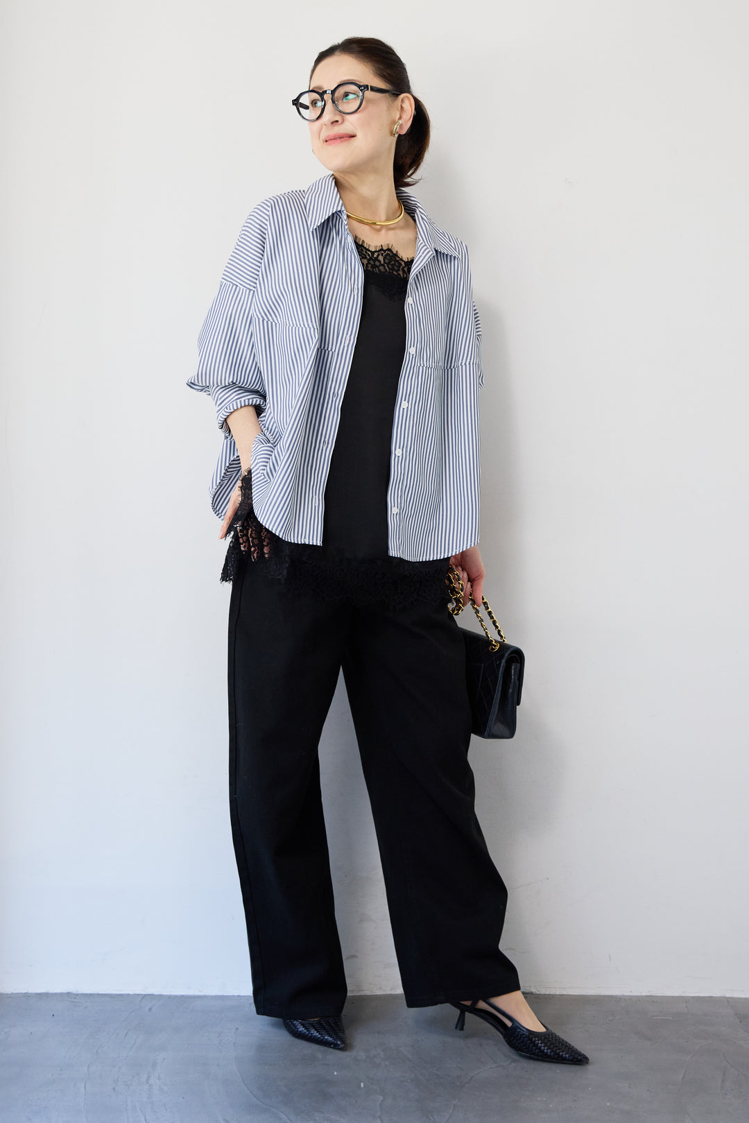 2WAYタックスリーブシャツ