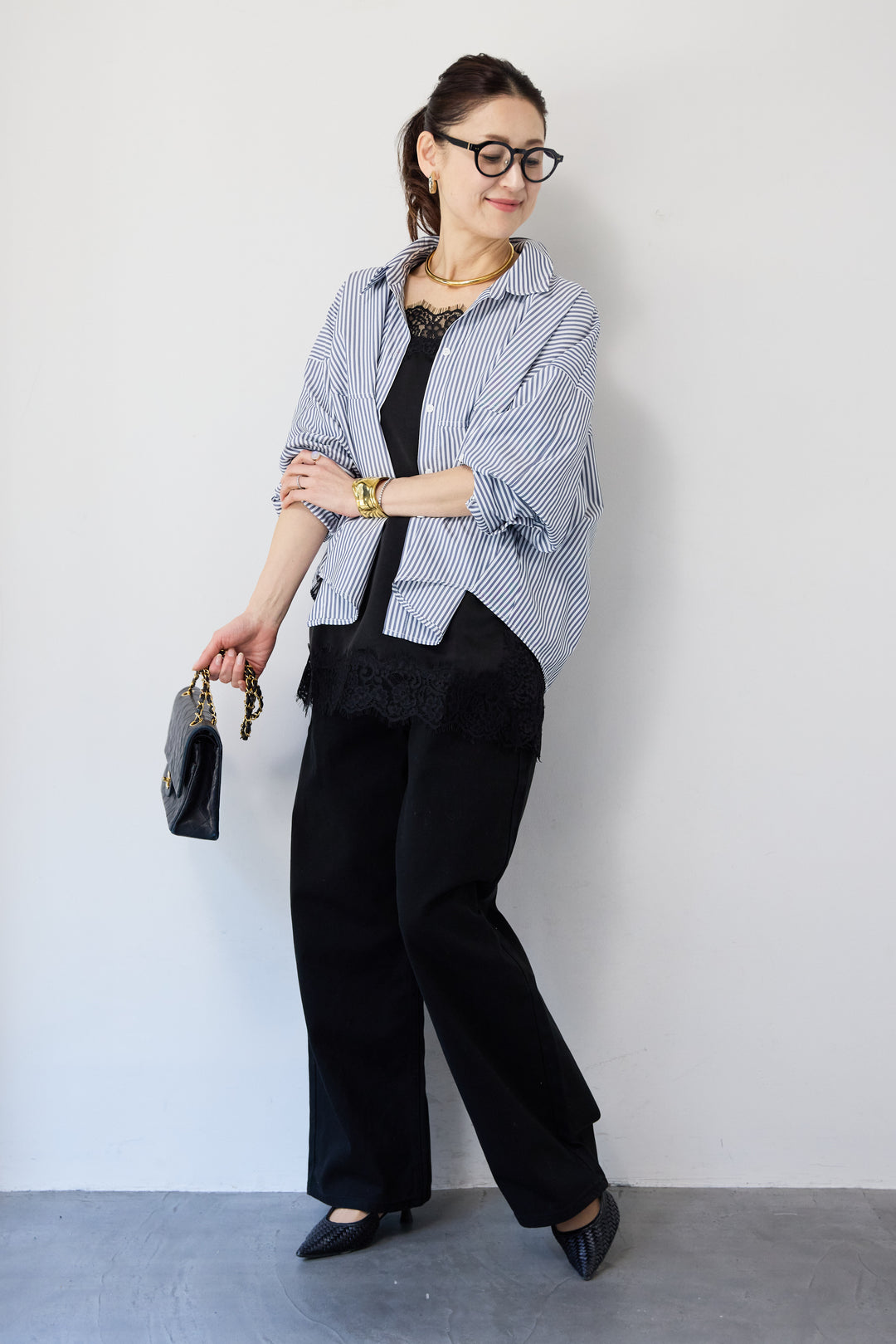 2WAYタックスリーブシャツ