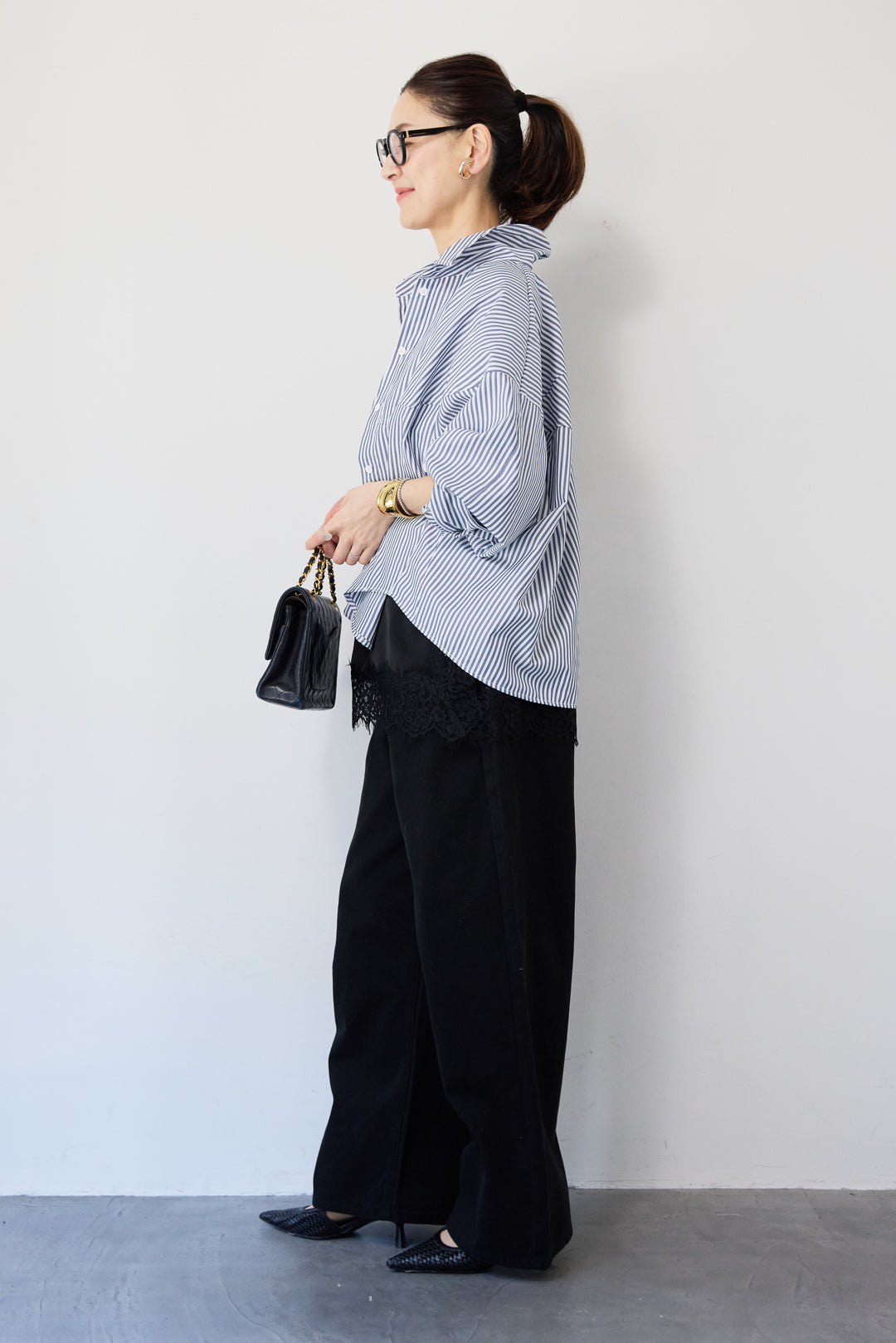 2WAYタックスリーブシャツ