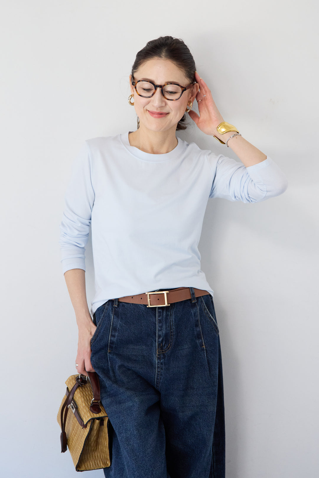 ソフトタッチ クルーネックTシャツ