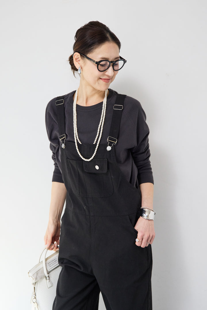 フロントポケット サロペットパンツ