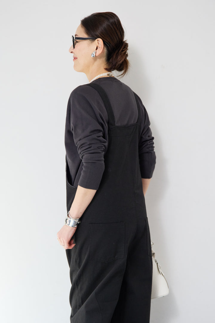 フロントポケット サロペットパンツ