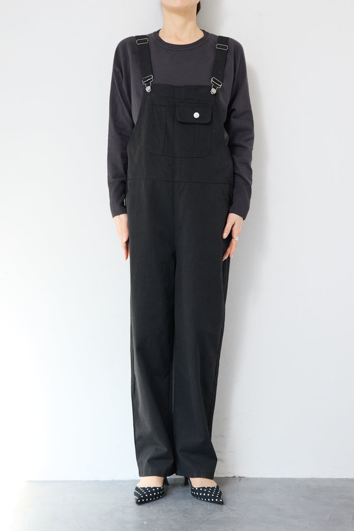 フロントポケット サロペットパンツ