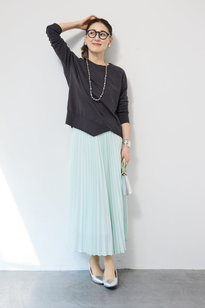 ポリエステルボイルプリーツスカート