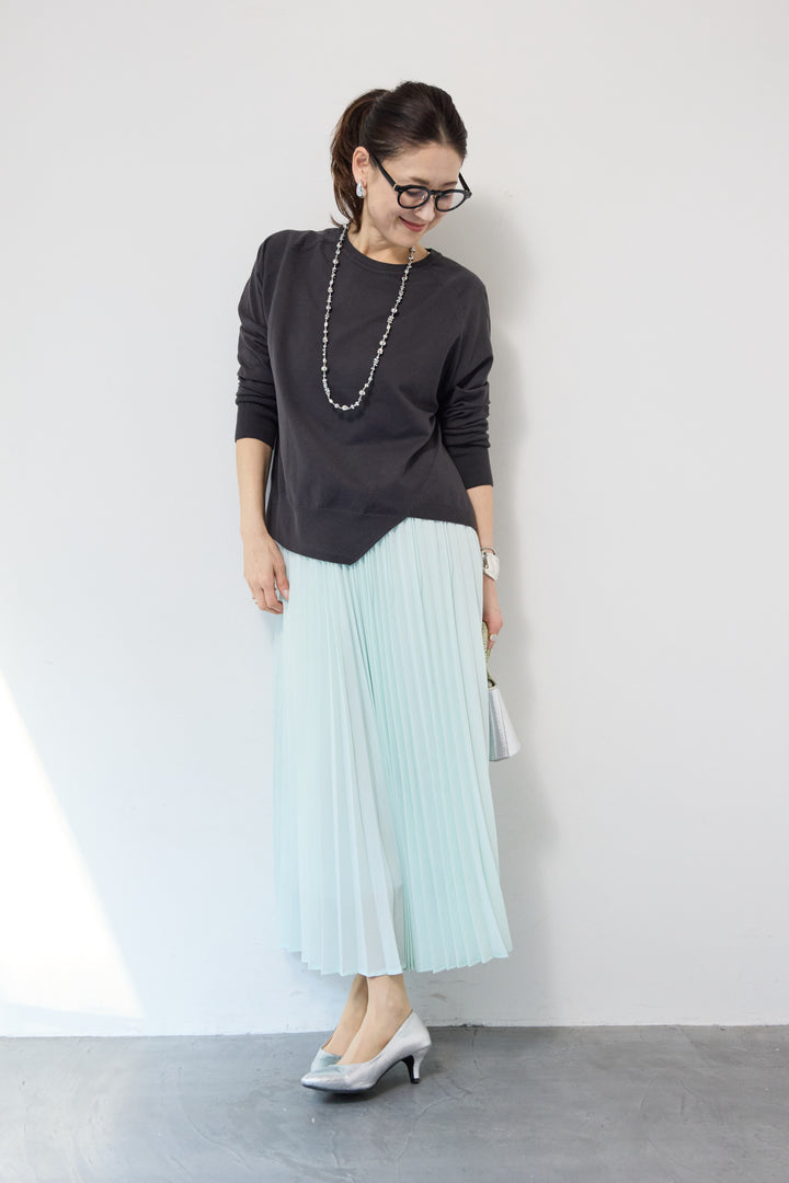 ポリエステルボイルプリーツスカート