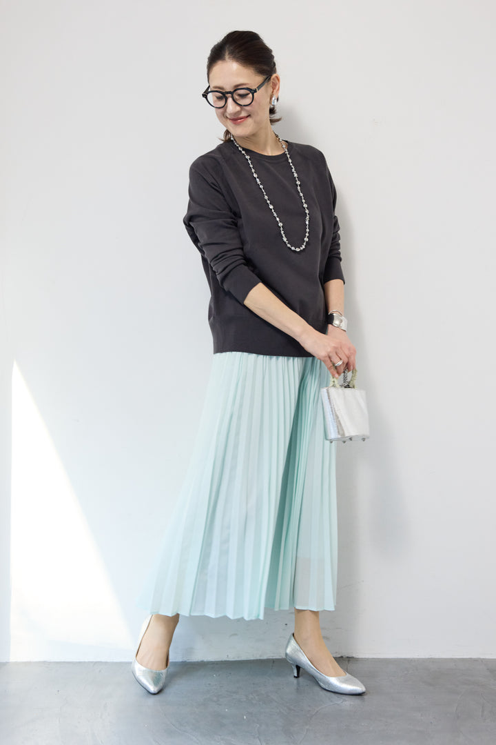 ポリエステルボイルプリーツスカート