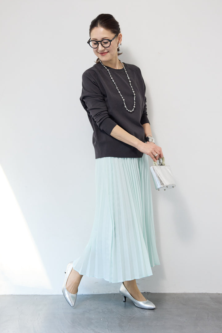 ポリエステルボイルプリーツスカート