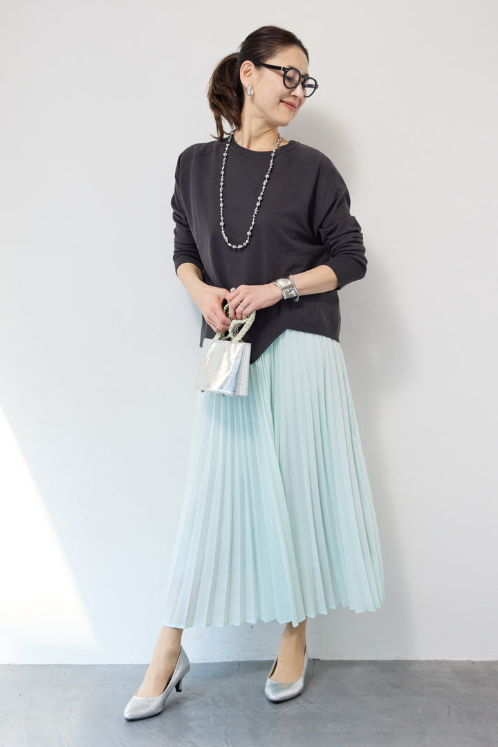 ポリエステルボイルプリーツスカート