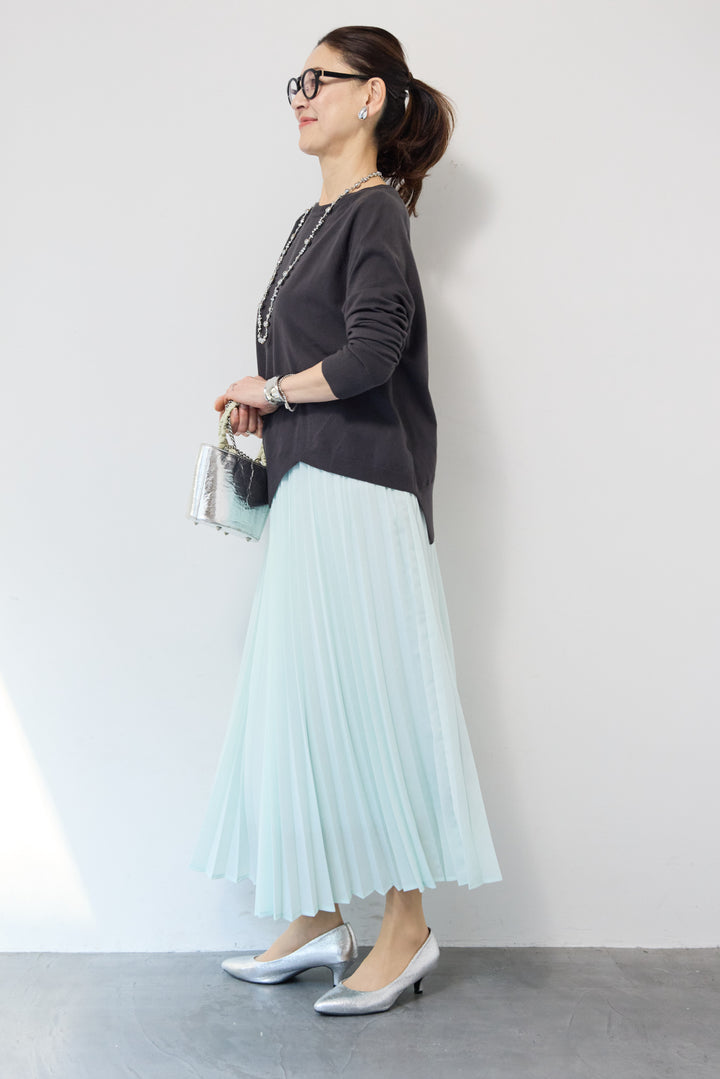 ポリエステルボイルプリーツスカート
