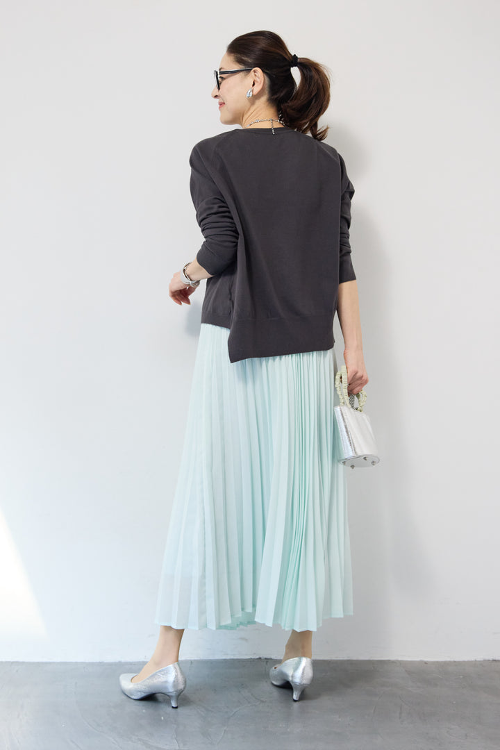 ポリエステルボイルプリーツスカート