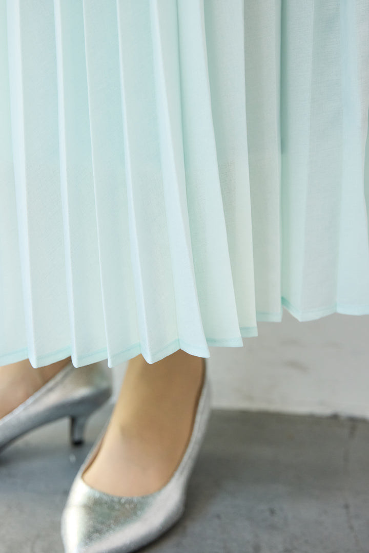 ポリエステルボイルプリーツスカート