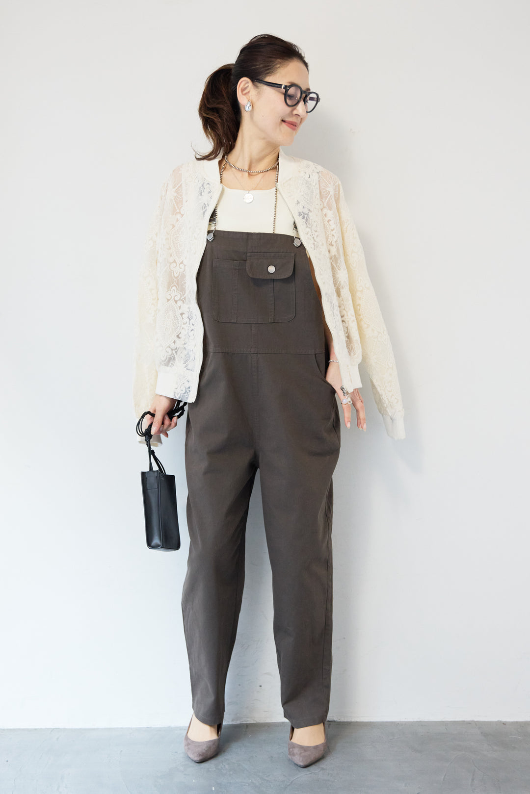 レースシアーブルゾン