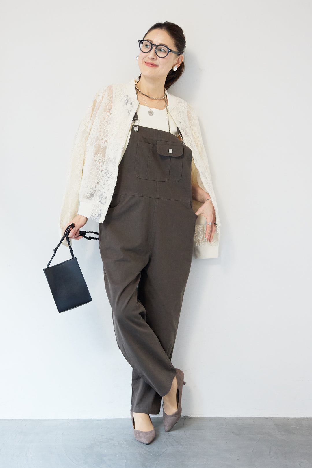 レースシアーブルゾン