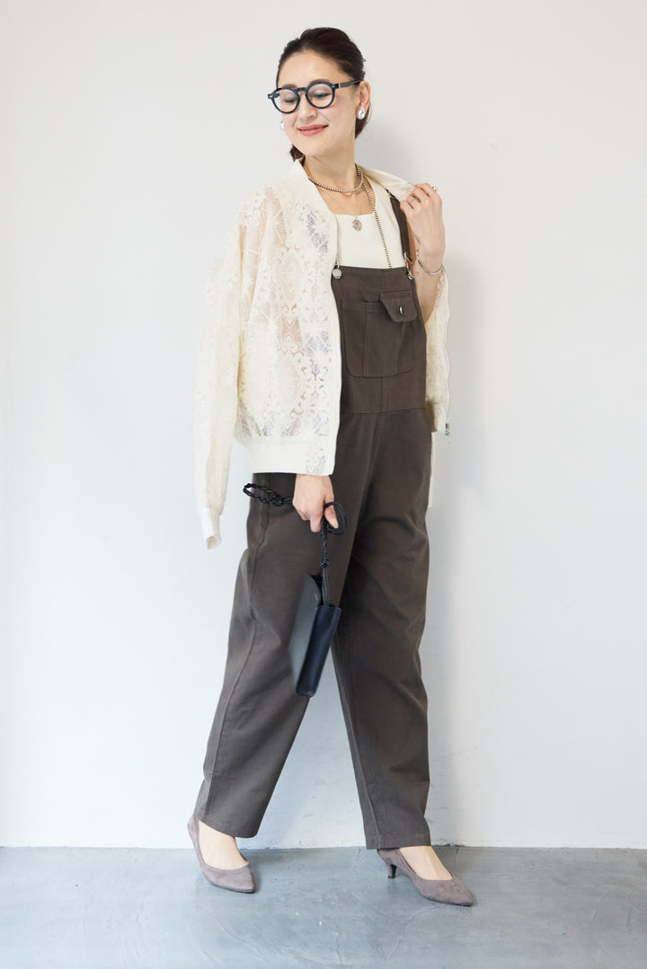 レースシアーブルゾン