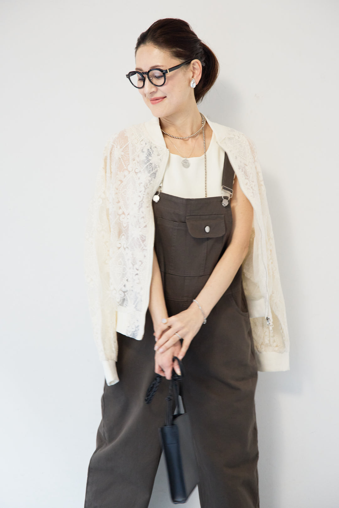 レースシアーブルゾン