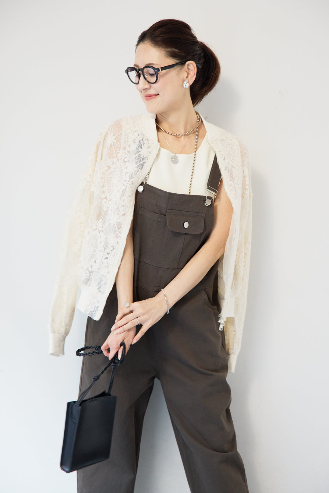 レースシアーブルゾン