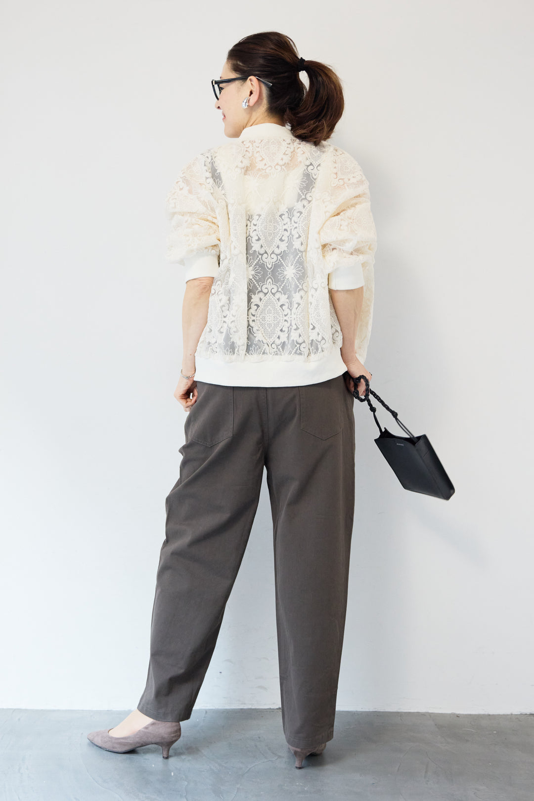 レースシアーブルゾン