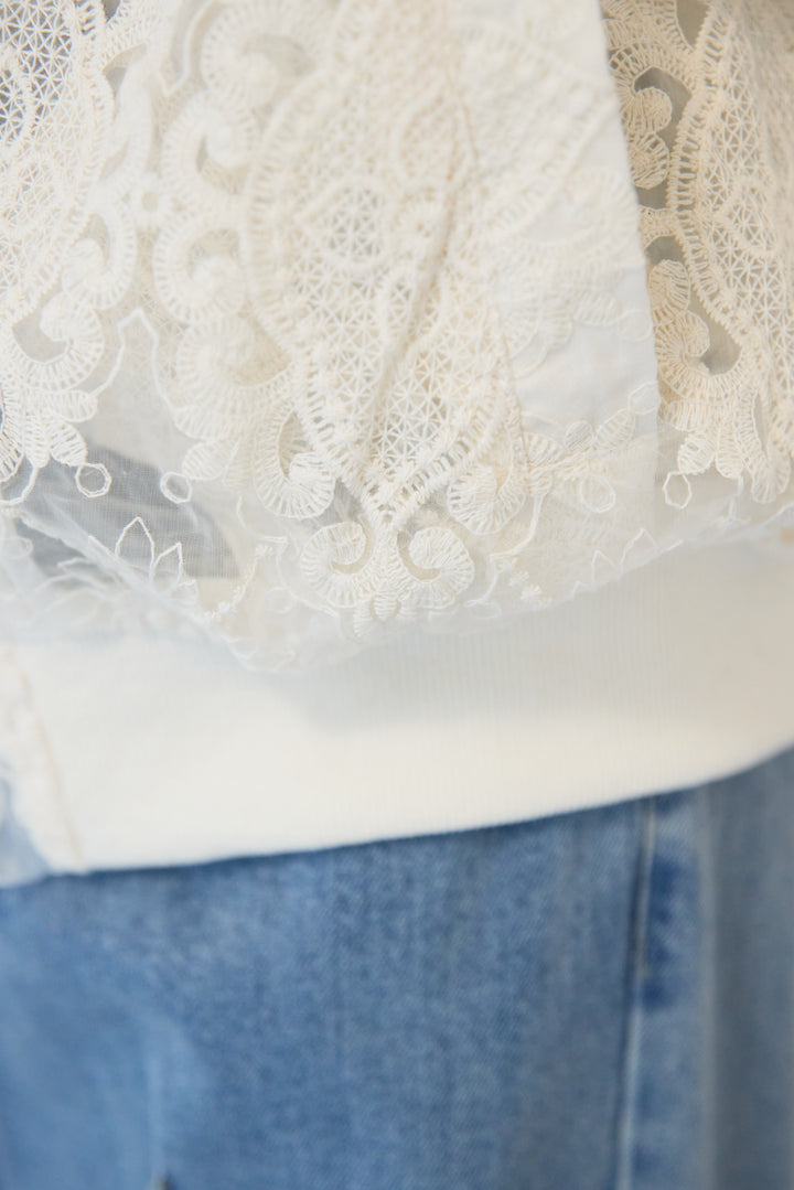 レースシアーブルゾン