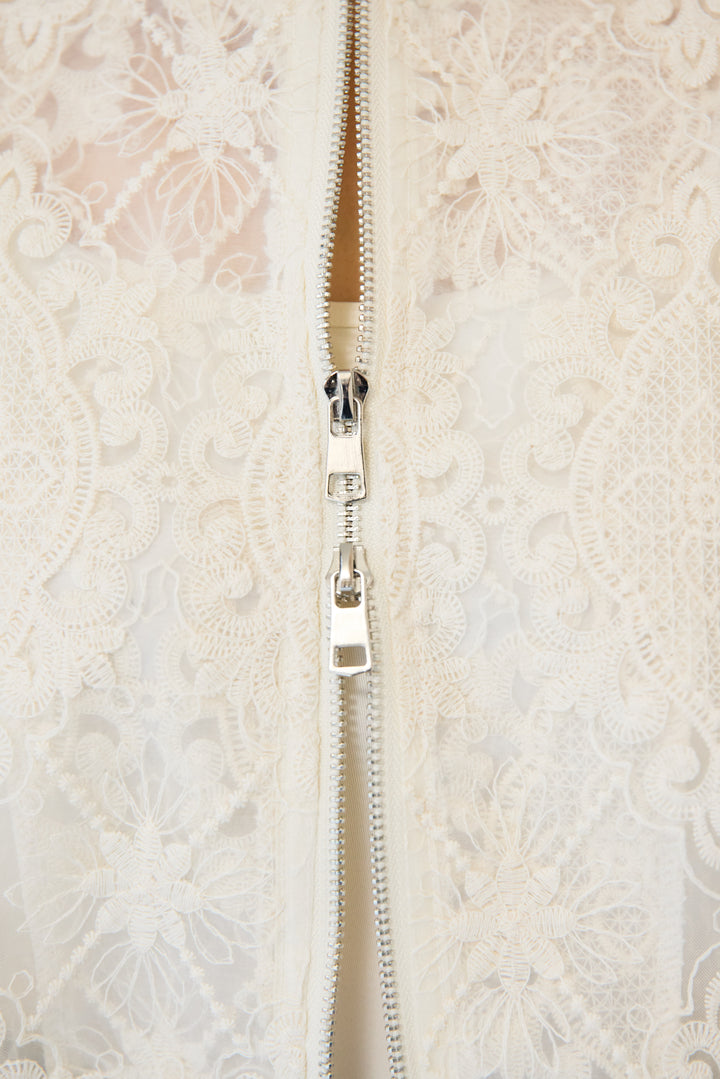 レースシアーブルゾン