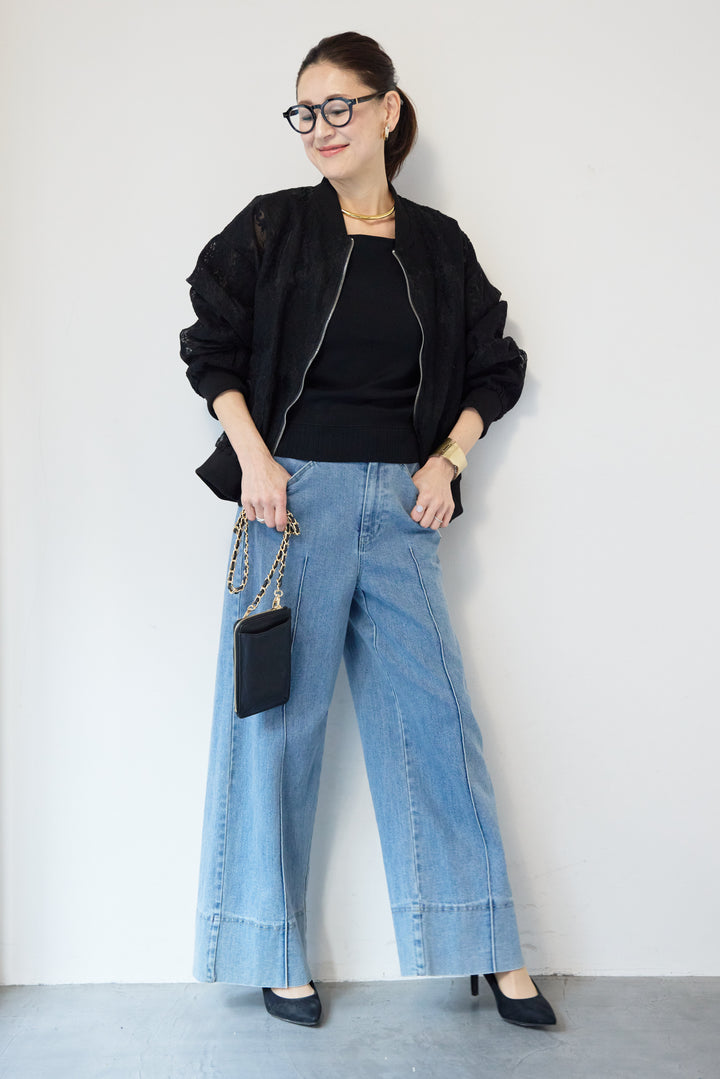 レースシアーブルゾン