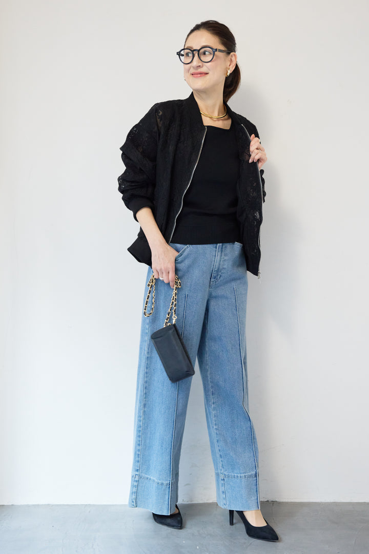 レースシアーブルゾン