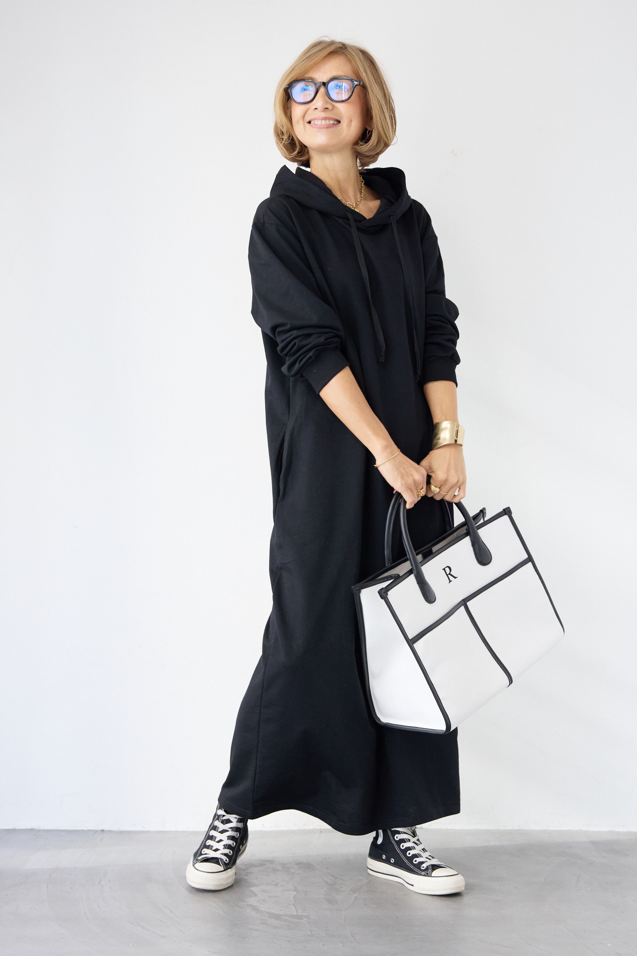 スウェット フーディー・ロングワンピース – plusotoha