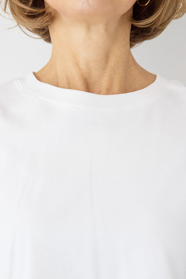 [SET]深Vネック ロゴ刺繍 ショートスウェットプルオーバー+ジョーゼットライク・カーゴジョガーパンツ(2set)