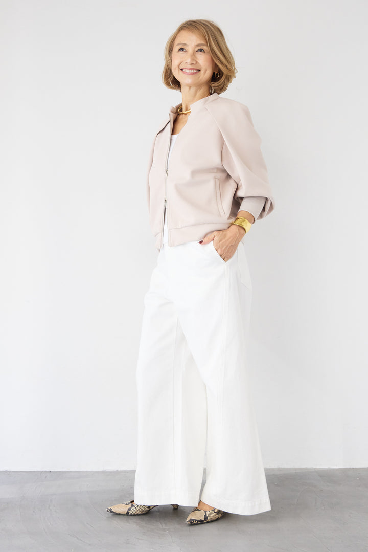 フロントライン セミワイド ストレートデニム