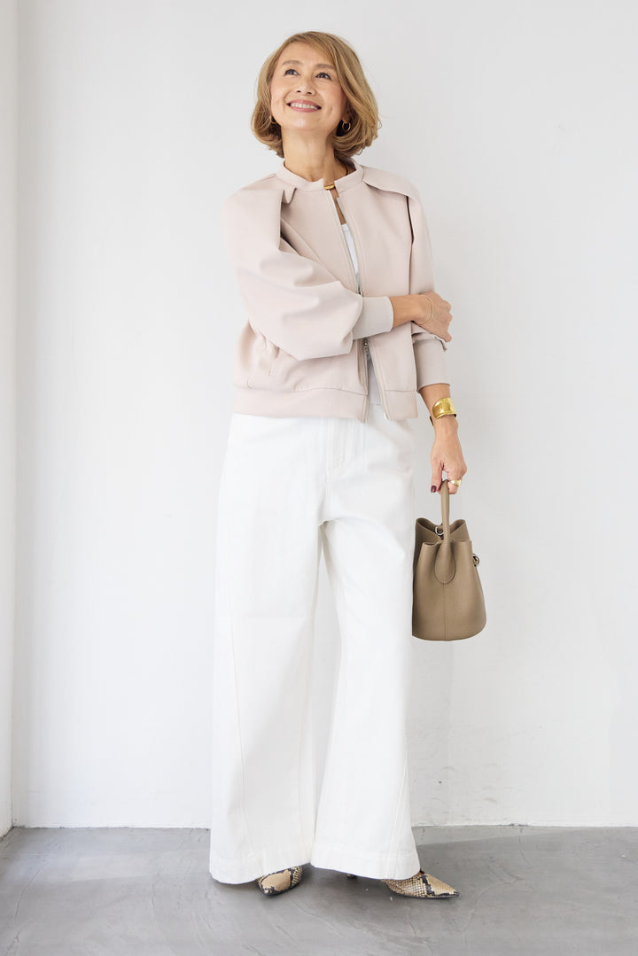 フロントライン セミワイド ストレートデニム