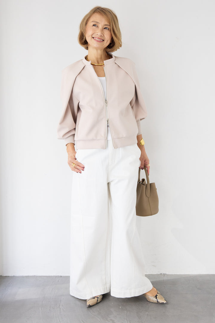 フロントライン セミワイド ストレートデニム