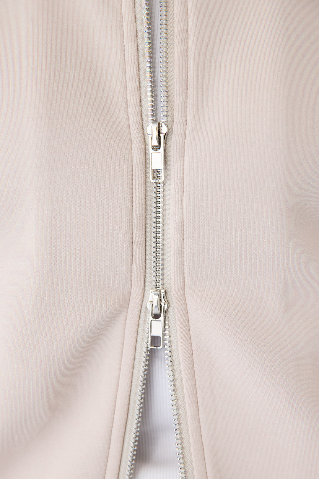 [SET]ケープスリーブ・ショルダータックブルゾン+フロントライン セミワイド ストレートデニム(2set)