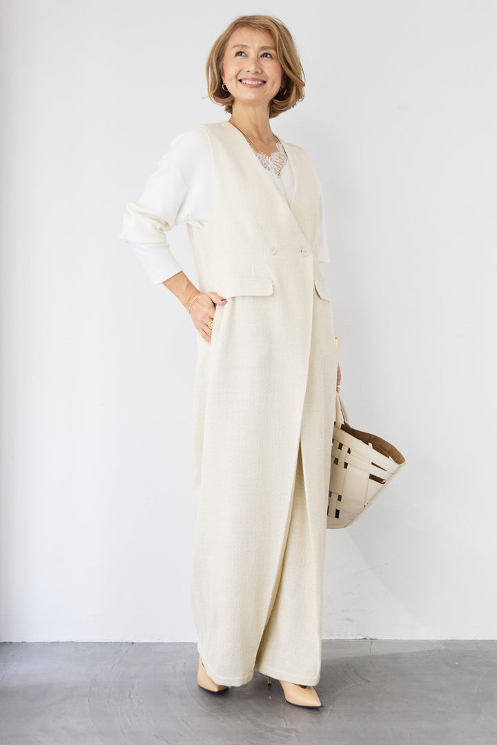 カシュクール・ツイードライクオールインワン