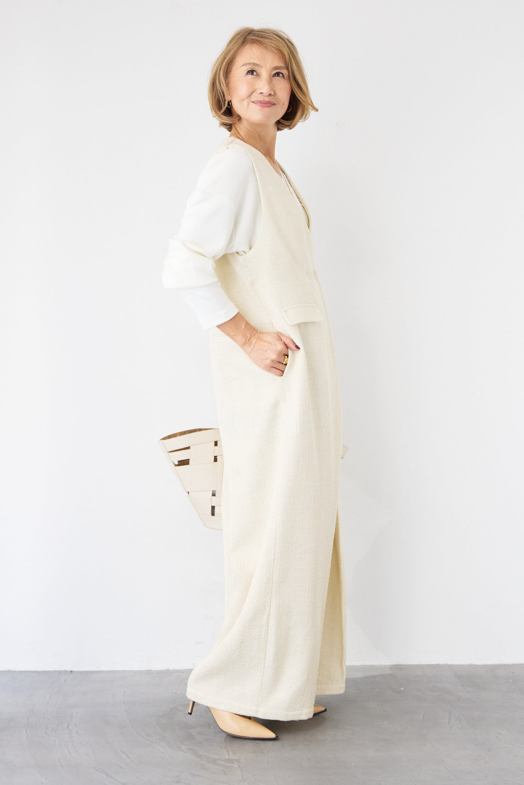 カシュクール・ツイードライクオールインワン