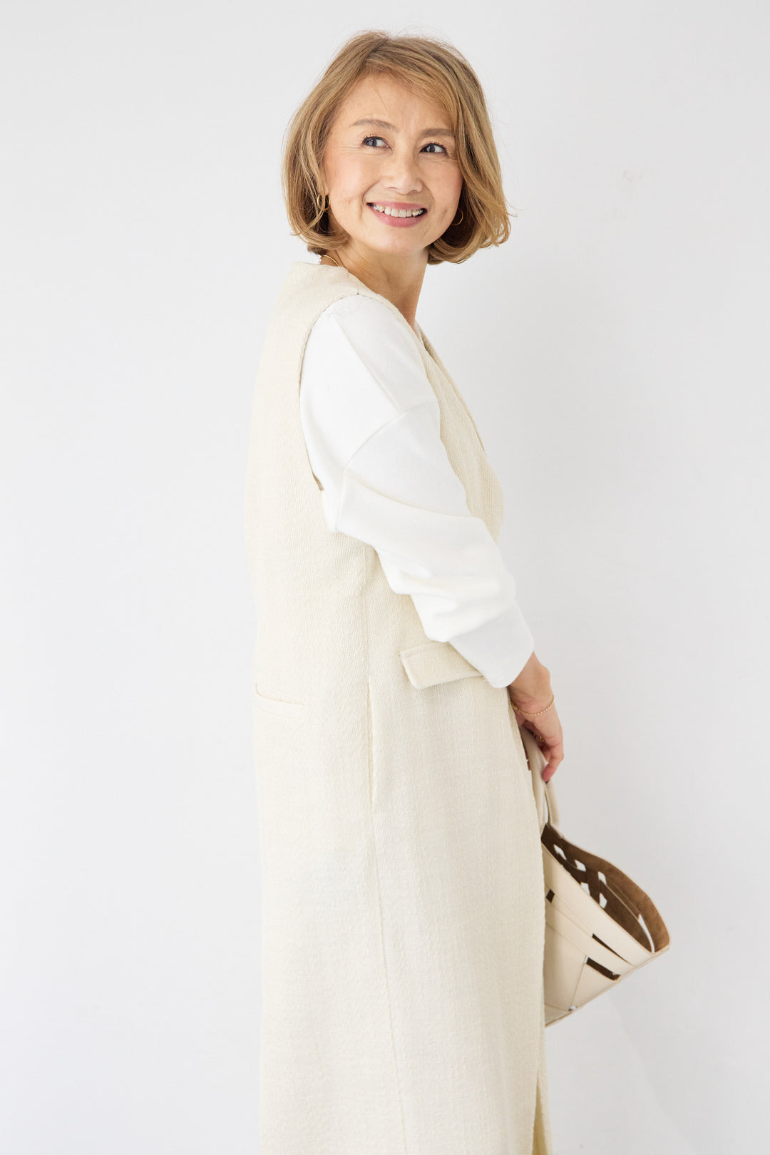 カシュクール・ツイードライクオールインワン