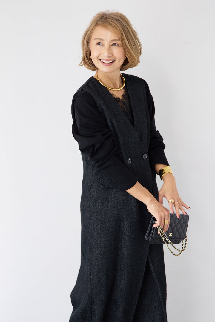 カシュクール・ツイードライクオールインワン