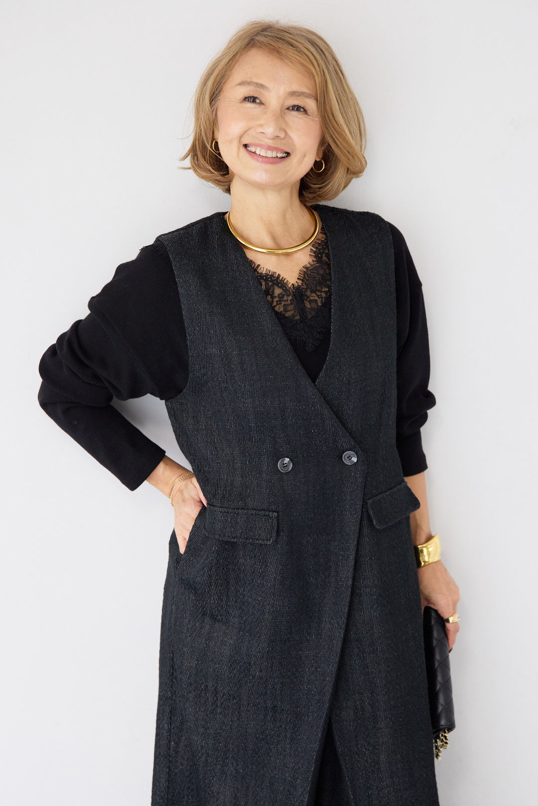 カシュクール・ツイードライクオールインワン