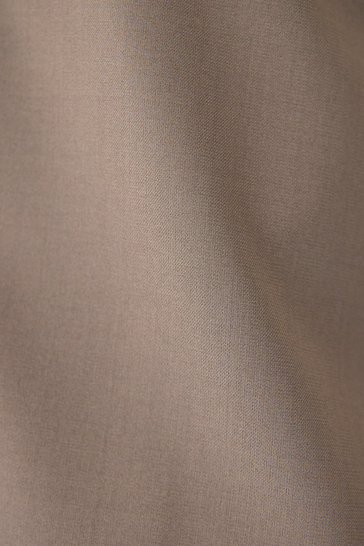 [SET]ボウタイ風ハイネック ボリュームスリーブブラウス+【2セットアップ】Vネックショートベスト × イージーワイドパンツ(2set)