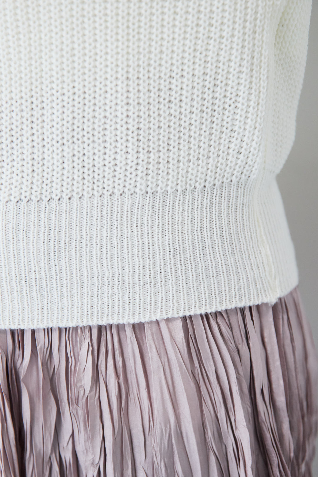 シアー メッシュ編み プルオーバー