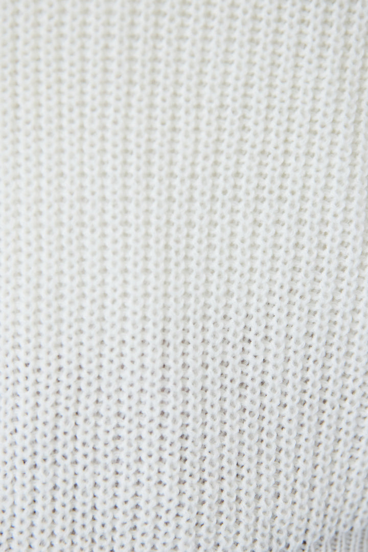 シアー メッシュ編み プルオーバー